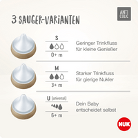 Trinksauger Perfect Match Silikon, Gr. U ab 6 Monate, 2 St NUK