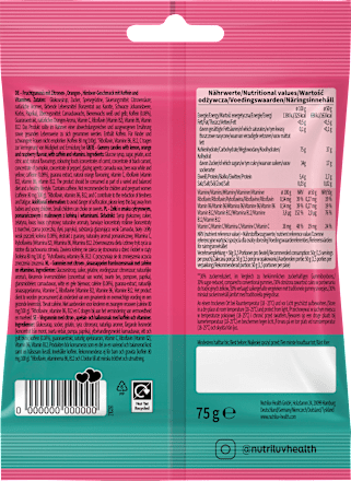 Fruchtgummi, Bett’r Snacks Energy, 75 g