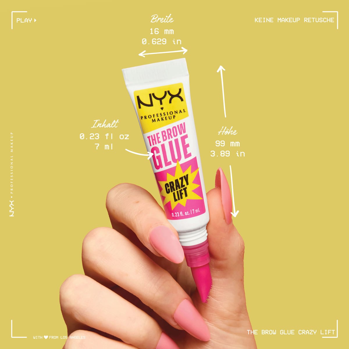 Wenkbrauwgel The Brow Glue Crazy Lift 01, 7 ml