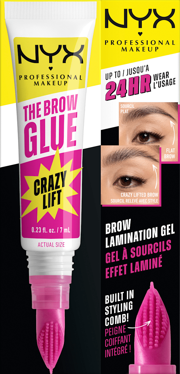 Wenkbrauwgel The Brow Glue Crazy Lift 01, 7 ml