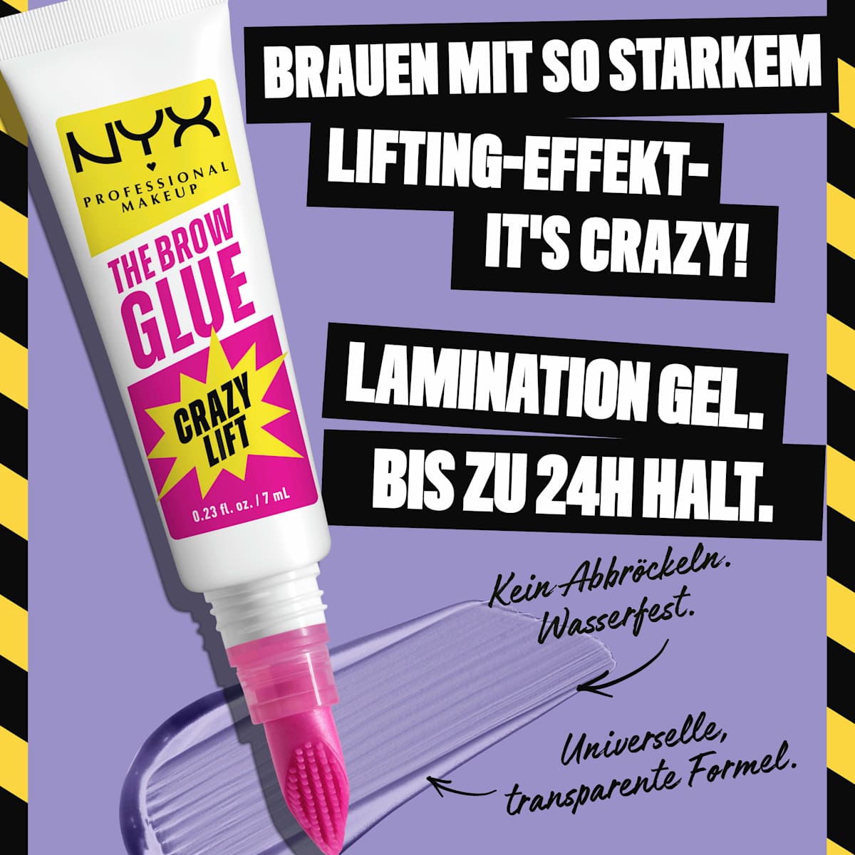Wenkbrauwgel The Brow Glue Crazy Lift 01, 7 ml