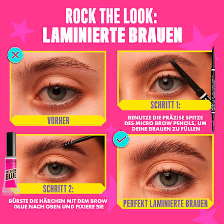 Wenkbrauwgel The Brow Glue Stick 01 Transparant, 5 g