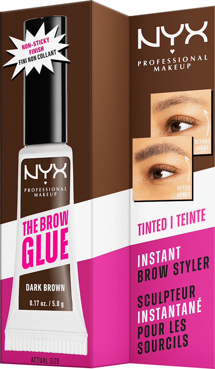 Wenkbrauwgel The Brow Glue Styler 04 Donkerbruin, 5 g