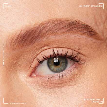 Augenbrauenstift Micro 02 Blonde, 0,09 g NYX PROFESSIONAL MAKEUP