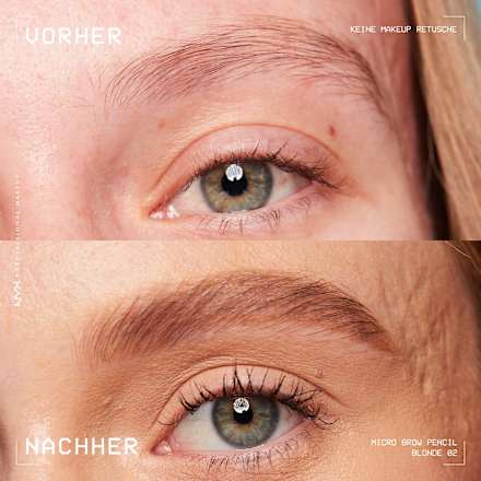 Augenbrauenstift Micro 02 Blonde, 0,09 g NYX PROFESSIONAL MAKEUP