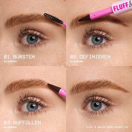 Augenbrauenstift Puder Fluff & Snatch 05 Cool Ash Brown, 1 g