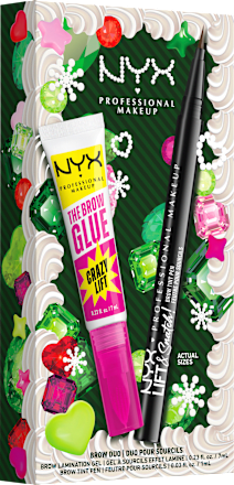 NYX PROFESSIONAL MAKEUP Augenbrauenstift & Augenbrauengel Set XMAS Brow Duo, 1 St
