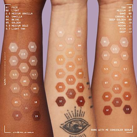 Concealer Serum Bare With Me Beige 04, 9,6 ml NYX PROFESSIONAL MAKEUP