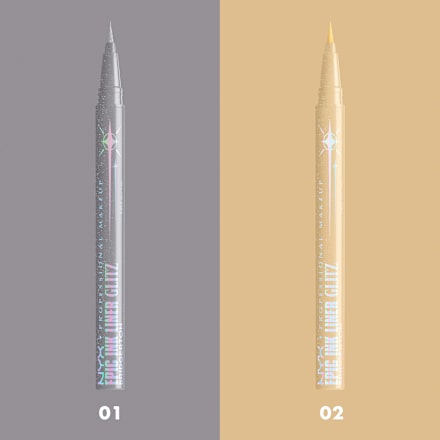 Eyeliner Bridgerton Epic Ink Glitz 02 Gold, 1 ml NYX PROFESSIONAL MAKEUP