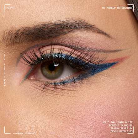 Eyeliner Epic Ink Glitz 05 Denim Dazzle, 1 ml