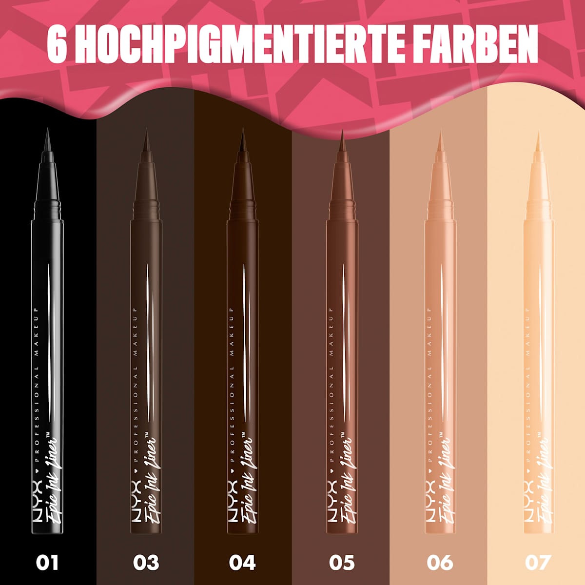 Eyeliner Epic Ink Liner 01 Zwart, 1 ml