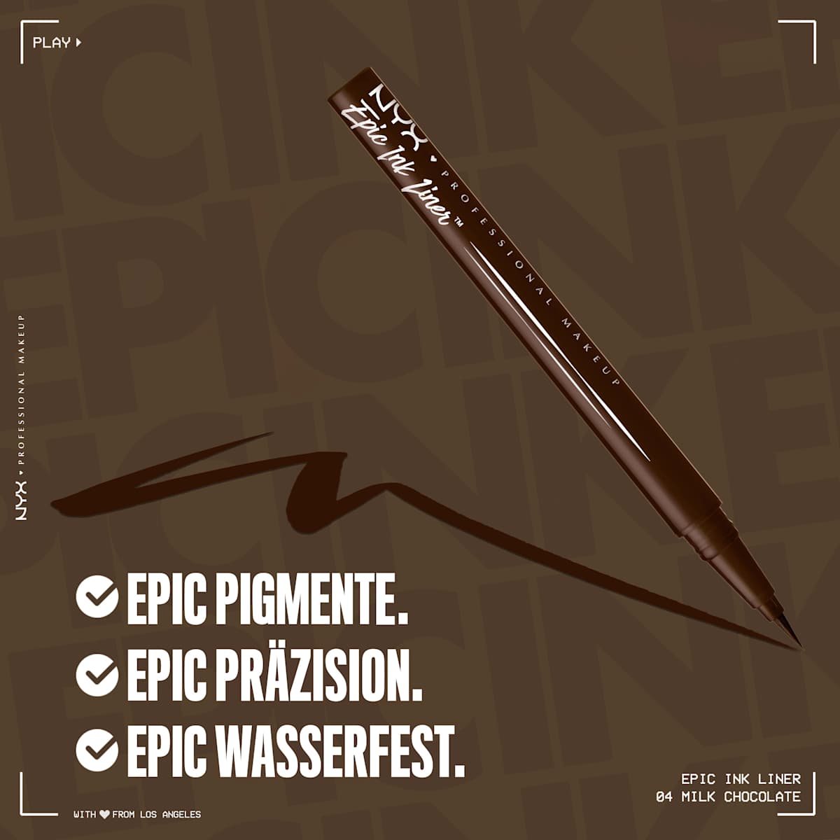 Eyeliner Epic Ink Liner 04 Melkchocolade, 1 ml