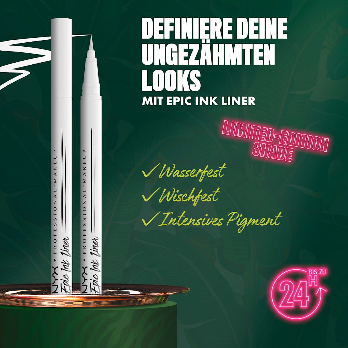 NYX PROFESSIONAL MAKEUP Eyeliner Epic Ink Liner Phantom Lines, 1 ml