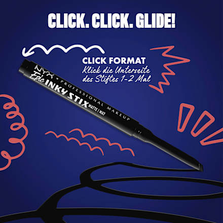 Eyeliner Epic Inky Stix Waterproof 01 Black Screen, 0,1 g