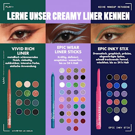 Eyeliner Epic Inky Stix Waterproof Cyber 07, 0,1 g