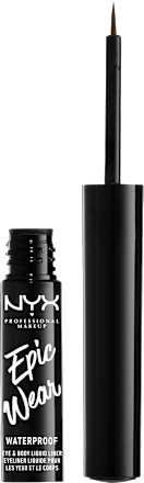 Eyeliner Epic Wear Semi Permanent Liquid Waterproof 02 Brown, 3,5 ml NYX PROFESSIONAL MAKEUP