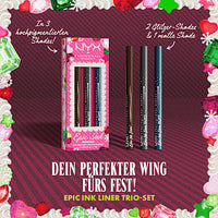 NYX PROFESSIONAL MAKEUP Eyelinerset XMAS Epic Ink Liner Trio 3tlg, 3 ml