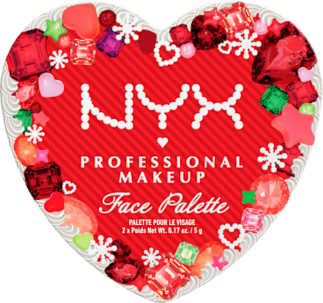 NYX PROFESSIONAL MAKEUP Farbpalette XMAS 02 Gem it out pink, 10 g