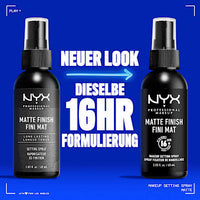 Fixierspray Matte Finish/Long Lasting Make-Up 01, 60 ml