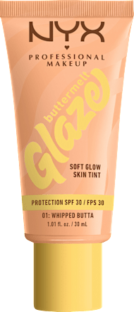 Foundation Buttermelt Glaze mit LSF 30, 01 Whipped Butta, 30 ml