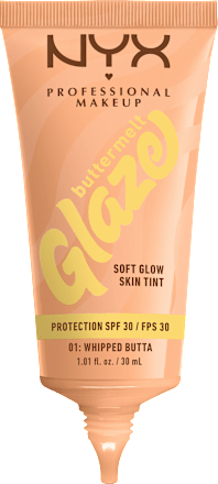 Foundation Buttermelt Glaze mit LSF 30, 01 Whipped Butta, 30 ml