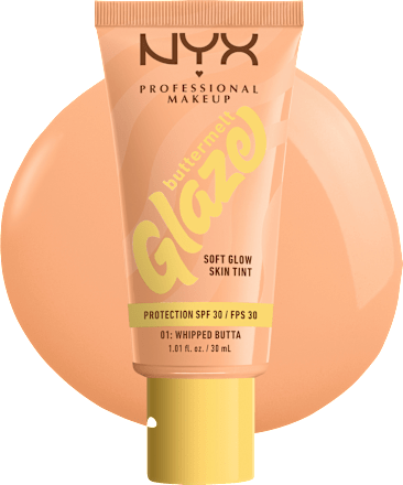 Foundation Buttermelt Glaze mit LSF 30, 01 Whipped Butta, 30 ml