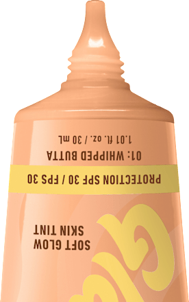 Foundation Buttermelt Glaze mit LSF 30, 01 Whipped Butta, 30 ml