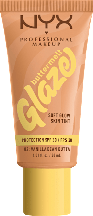Foundation Buttermelt Glaze mit LSF 30, 02 Vanilla Bean Butta, 30 ml