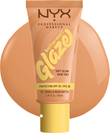 Foundation Buttermelt Glaze mit LSF 30, 02 Vanilla Bean Butta, 30 ml