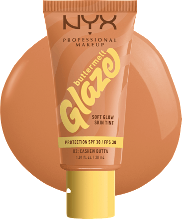 Foundation Buttermelt Glaze mit LSF 30, 03 Cashew Butta, 30 ml