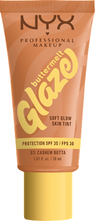 Foundation Buttermelt Glaze mit LSF 30, 03 Cashew Butta, 30 ml