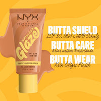 Foundation Buttermelt Glaze mit LSF 30, 03 Cashew Butta, 30 ml