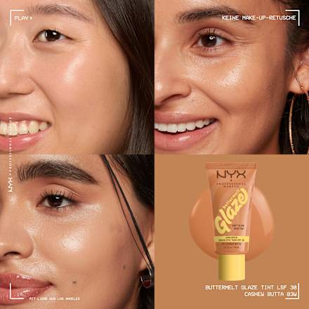 Foundation Buttermelt Glaze mit LSF 30, 03 Cashew Butta, 30 ml