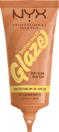 Foundation Buttermelt Glaze mit LSF 30, 03 Cashew Butta, 30 ml