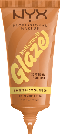Foundation Buttermelt Glaze mit LSF 30, 04 Almond Butta, 30 ml