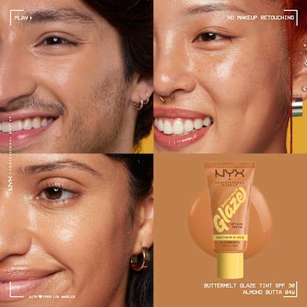 Foundation Buttermelt Glaze mit LSF 30, 04 Almond Butta, 30 ml