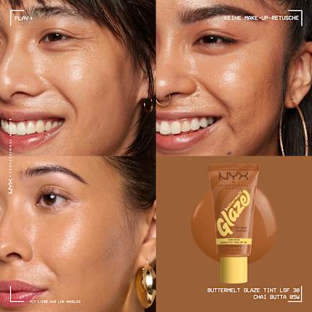Foundation Buttermelt Glaze mit LSF 30, 05 Chai Butta, 30 ml