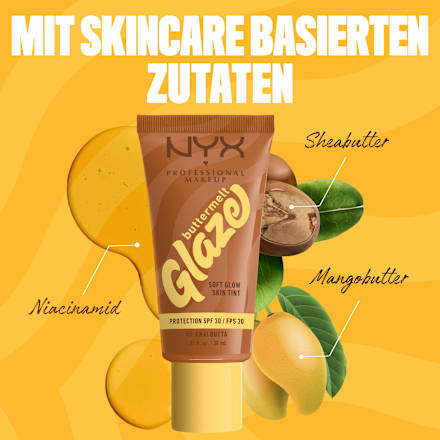 Foundation Buttermelt Glaze mit LSF 30, 05 Chai Butta, 30 ml
