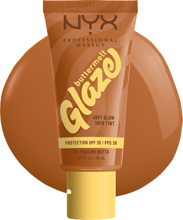 Foundation Buttermelt Glaze mit LSF 30, 06 Praline Butta, 30 ml