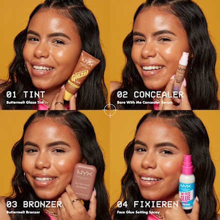 Foundation Buttermelt Glaze mit LSF 30, 06 Praline Butta, 30 ml