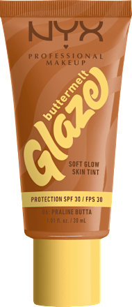 Foundation Buttermelt Glaze mit LSF 30, 06 Praline Butta, 30 ml