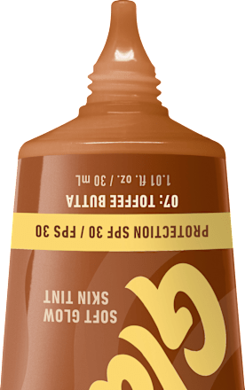 Foundation Buttermelt Glaze mit LSF 30, 07 Toffee Butta, 30 ml