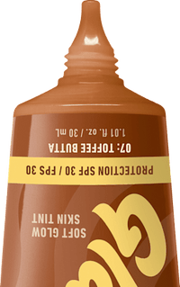 Foundation Buttermelt Glaze mit LSF 30, 07 Toffee Butta, 30 ml