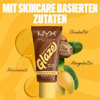 Foundation Buttermelt Glaze mit LSF 30, 08 Nutmeg Butta, 30 ml
