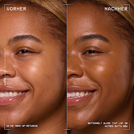 Foundation Buttermelt Glaze mit LSF 30, 08 Nutmeg Butta, 30 ml