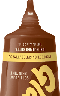 Foundation Buttermelt Glaze mit LSF 30, 08 Nutmeg Butta, 30 ml
