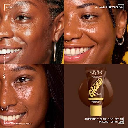 Foundation Buttermelt Glaze met SPF 30, 09 Hazelnoot Butta, 30 ml