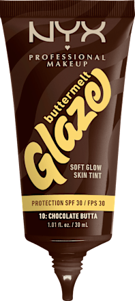 Foundation Buttermelt Glaze met SPF 30, 10 Chocolade Butta, 30 ml