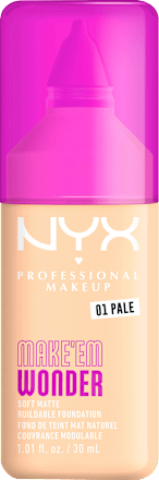 Foundation Make 'EM Wonder 01 Pale, 30 ml