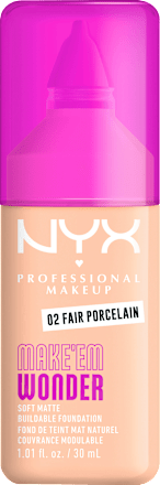 Foundation Make 'EM Wonder 02 Fair Pocelain, 30 ml